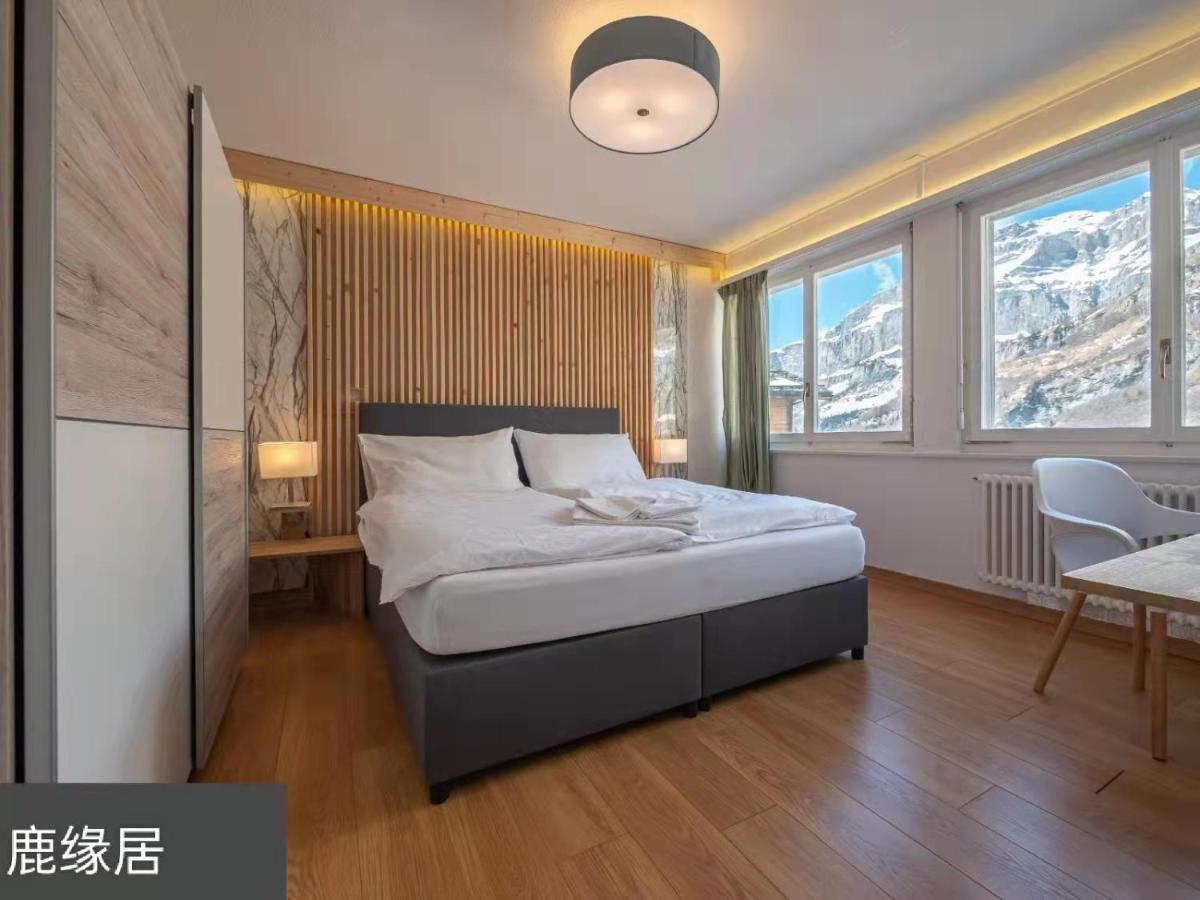 Center, Sauna, View - Haus Linaria Leukerbad Buitenkant foto